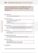 Nursing Jurisprudence Exam Questions and  Answers 100&percnt; Correct Answers Already  Graded A&plus; 