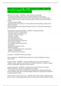 NSG EXAM 4- ALL QUESTIONS WITH VERIFIED ANSWERS