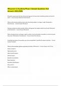 Wisconsin LE Academy Phase 1 Sample Questions And Answers 2025&sol;2026