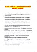  KU BIOL 600 EXAM 1 REVIEW QUESTIONS AND CORRECT ANSWERS
