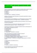 BIOLOGY 109 QUIZ QUESTIONS AND ANSWERS