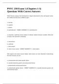 PSYC 230 Exam 1 &lpar;Chapters 1-5&rpar; Questions With Correct Answers&period;