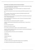 HOM 5307 Exam 1 Set 3 Questions and Answers Solved Correctly Rated A&plus;