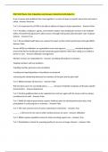 HOM 5307 Exam 2 Set 2 Questions and Answers Solved Correctly Rated A&plus;