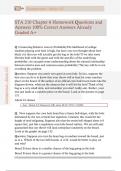 STA 210 Chapter 6 Homework Questions and  Answers 100&percnt; Correct Answers Already  Graded A&plus;
