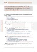 STEPP Derivative Classification IF103&period;16  Exam Questions and Answers 100&percnt; Correct  Answers Already Graded A&plus;
