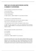 MSN 621 EXAM QUESTIONS WITH CORRECT ANSWERS 