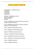 KU BIOL 240 EXAM 1 STUDY SET