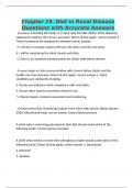 Chapter 19&period; Diet in Renal Disease Questions with Accurate Answers