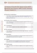 US History STAAR EOC Study Guide &lpar;2025&rpar;  Questions and Answers 100&percnt; Correct Answers  Already Graded A&plus;