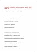THE BIO171 PNS Exam with 100&percnt; Correct Answers &vert; Verified &vert;Latest version 2025
