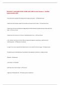THE BIO171 LAB EXAM STUDY GUIDE with 100&percnt; Correct Answers &vert; Verified &vert;Latest version 2025