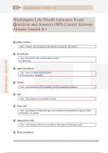 Washington Life&sol;Health Insurance Exam  Questions and Answers 100&percnt; Correct Answers  Already Graded A&plus; 