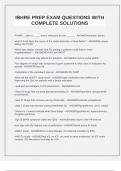 IBHRE PREP EXAM QUESTIONS WITH COMPLETE SOLUTIONS