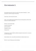 Fire instructor 3 Exam Questions and Answers