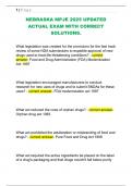 NEBRASKA MPJE 2025 UPDATED  ACTUAL EXAM WITH CORRECT  SOLUTIONS&period; 