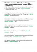The Whole entire 2018 Cosmetology State board Exam Review Milady Book&excl;&excl; -ALABAMA-&period;