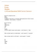 Axiom Exam- Module 2&comma; 6 Exam Questions With Correct Answers
