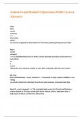 Axiom Exam Module 5 Questions With Correct Answers&period;