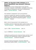 NFPA 10 Standard PFE 2018ed &lpar;1-7&rpar; Exam Questions and Answers &lpar;Solved Papers&rpar;