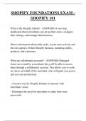 SHOPIFY FOUNDATIONS EXAM - SHOPIFY 101 QUESTIONS AND ANSWERS 2025