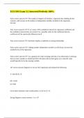 ECO 391 Exam 3 &vert;&vert; Answered Perfectly 100&percnt;&period;