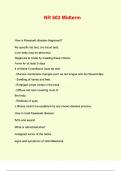 NR 602 Midterm questions and answers