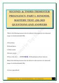  SONOSIM Bundled Exams 2025 &lpar;Questions and Answers&rpar; 