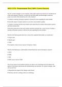 WGU C176 - Preassessment Test &vert;&vert; 100&percnt; Correct Answers&period;