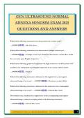 SONOSIM Bundled Exams 2025 &lpar;Questions and Answers&rpar; 