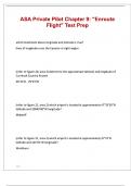 ASA Private Pilot Chapter 9&semi; Enroute Flight Test Prep questions and answers