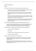 D099 Sales Management Module 1 - 5 Study Guide Questions & ANSWERS 2025