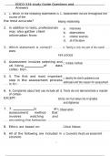 EDCO 534 study Guide Questions and Answers