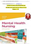 Test Bank For Neeb's Mental Health Nursing 6th Edition By Linda M. Gorman, Robynn Anwar Chapters 1 - 22