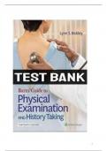 Test Bank & Rationales for Bates&rsquo; Guide to Physical Examination and History Taking &ndash; 13th Edition by Lynn Bickley &ndash; Chapters 1&ndash;27 &vert; Complete Guide