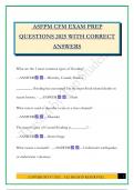 CFM Bundled Exams 2025 &lpar;Questions and Answers&rpar; 100&percnt; Pass 