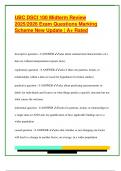UBC DSCI 100 Midterm Review  2025&sol;2026 Exam Questions Marking  Scheme New Update &vert; A&plus; Rated