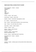 GMS 6440 FINAL EXAM STUDY GUIDE