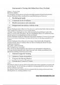 Fundamentals of Nursing 10th Edition Potter Perry Test Bank