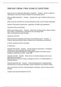 GMS 6401 RENAL FINAL EXAM UF QUESTIONS
