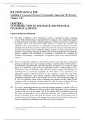 Solution Manual for Auditing & Assurance Services A Systematic Approach 12th Edition by William Messier Jr&comma; Steven Glover&comma; Douglas Prawit