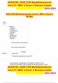 NUR 2755 Multidimensional Care IV- MDC 4 Exam 3 Review&period;