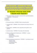 PN 1002 EXAM 1 REVIEW KEY TESTED EXAM QUESTIONS CORRECTLY RESOLVED &vert;&vert;QUESTIONS WITH CORRECT SOLUTIONS A&plus; GRADED UPDATED 2025&sol;2026 <<BRAND NEW VERSION