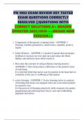 PN 1002 EXAM REVIEW KEY TESTED EXAM QUESTIONS CORRECTLY RESOLVED &vert;&vert;QUESTIONS WITH CORRECT SOLUTIONS A&plus; GRADED UPDATED 2025&sol;2026 <<BRAND NEW VERSION>>