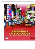 TEST BANK FOR Essentials of Sociology&colon; A Down to Earth Approach 14th Edition by James M&period; Henslin ISBN&colon; 978-0137873739 COMPLETE GUIDE ALL CHAPTERS COVERED 100&percnt; VERIFIED A&plus; GRADE ASSURED&excl;&excl;&excl;&excl;&excl;NEW LATEST UPDATE&excl;&excl;&excl;&excl;