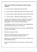 Study Guide &num;3 &lpar;PTAP 2230&rpar; Questions With Complete Solutions