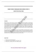 Case Solution for Disney World & Managing Risk During COVID-19