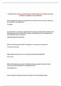 PEARSON VUE TEXAS LIFE AND HEALTH INSURANCE TEST QUESTIONS AND CORRECT ANSWERS 100&percnt; VERIFIED&excl;&excl;