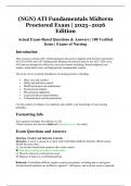 ATI Fundamentals Midterm Proctored Exam &lpar;NGN&rpar; &vert; 2025&ndash;2026 Edition &vert; Exams of Nursing &vert; Actual Exam-Based Questions & Answers