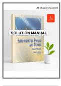 Problems & Solutions for Semiconductor Physics And Devices &ndash; Basic Principles&comma; 4th Edition by &lpar;Neamen&comma; 2012&rpar; &vert; All 15 Chapters Covered